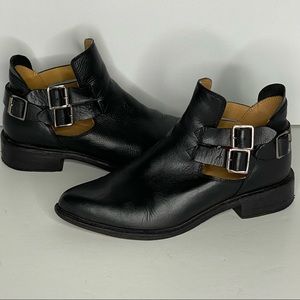 Chocolat Blu Buckled Ankle Book